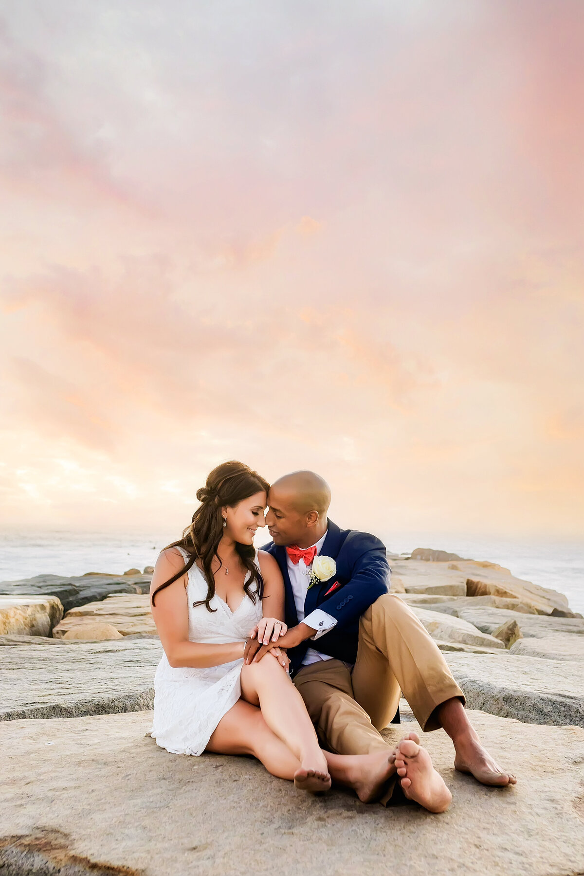 Elopement at South Ponto Beach