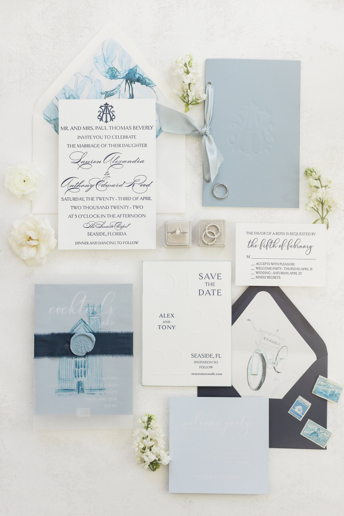 blue-white-custom-wedding-invitation