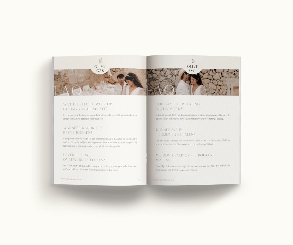 Canva brochure template Olive Oak 11