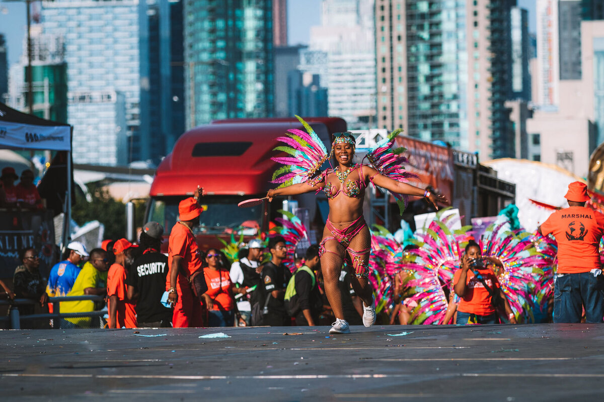 Photos of Masqueraders from Toronto Carnival 2023 - Sunlime Mas Band - Medium Band of The Year 2023-074