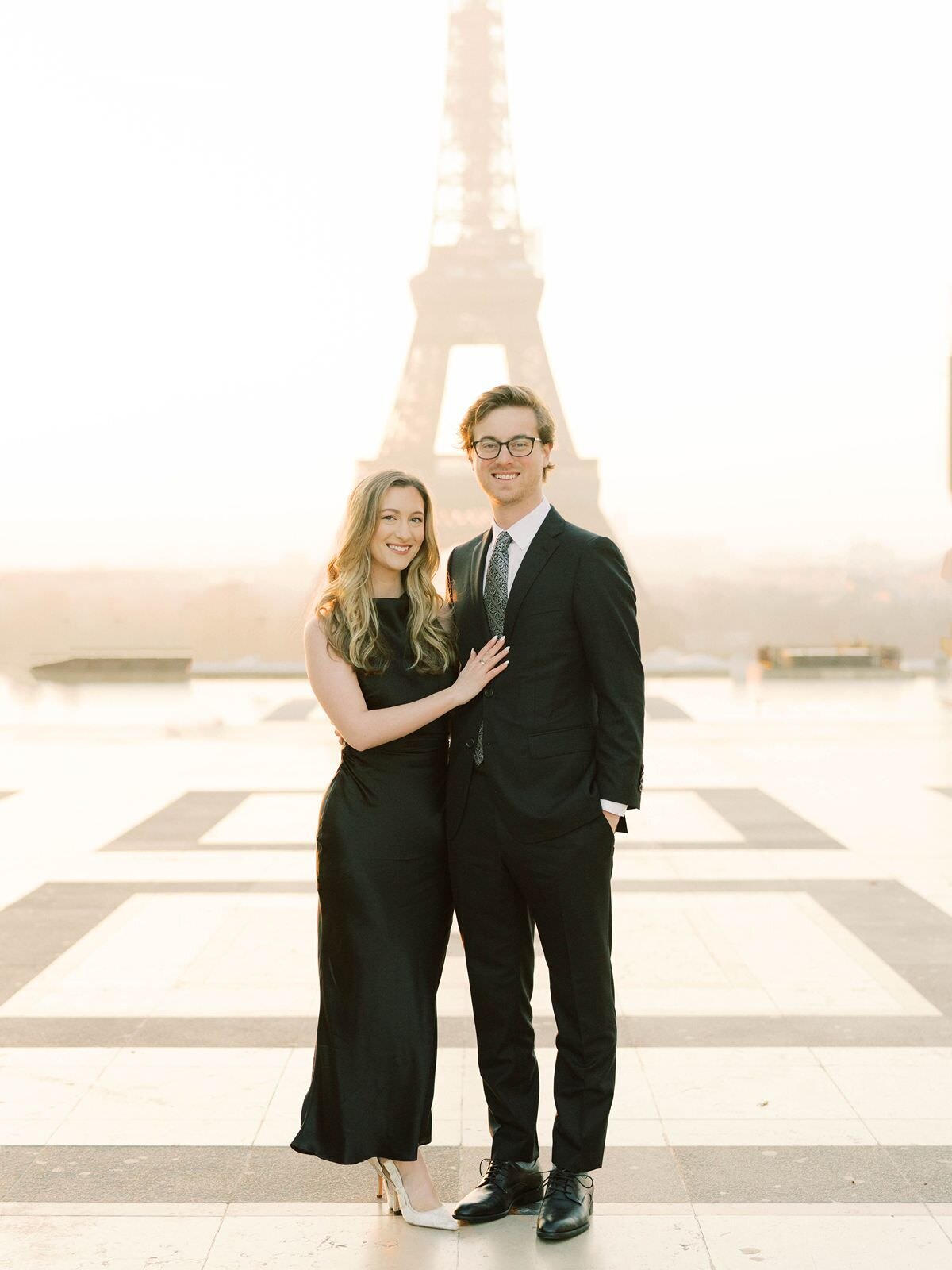 couple-at-engagement-session-at-eiffel-tower-with-sarah-sunstrom-photography