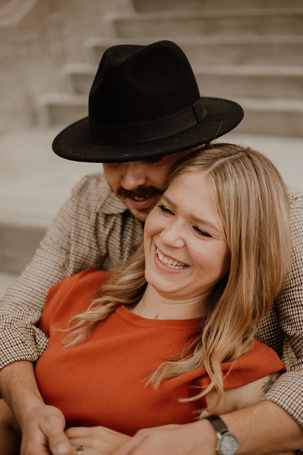 Romantic Engagement Shoot - Buffalo Bayou Park, Houston Texas-49