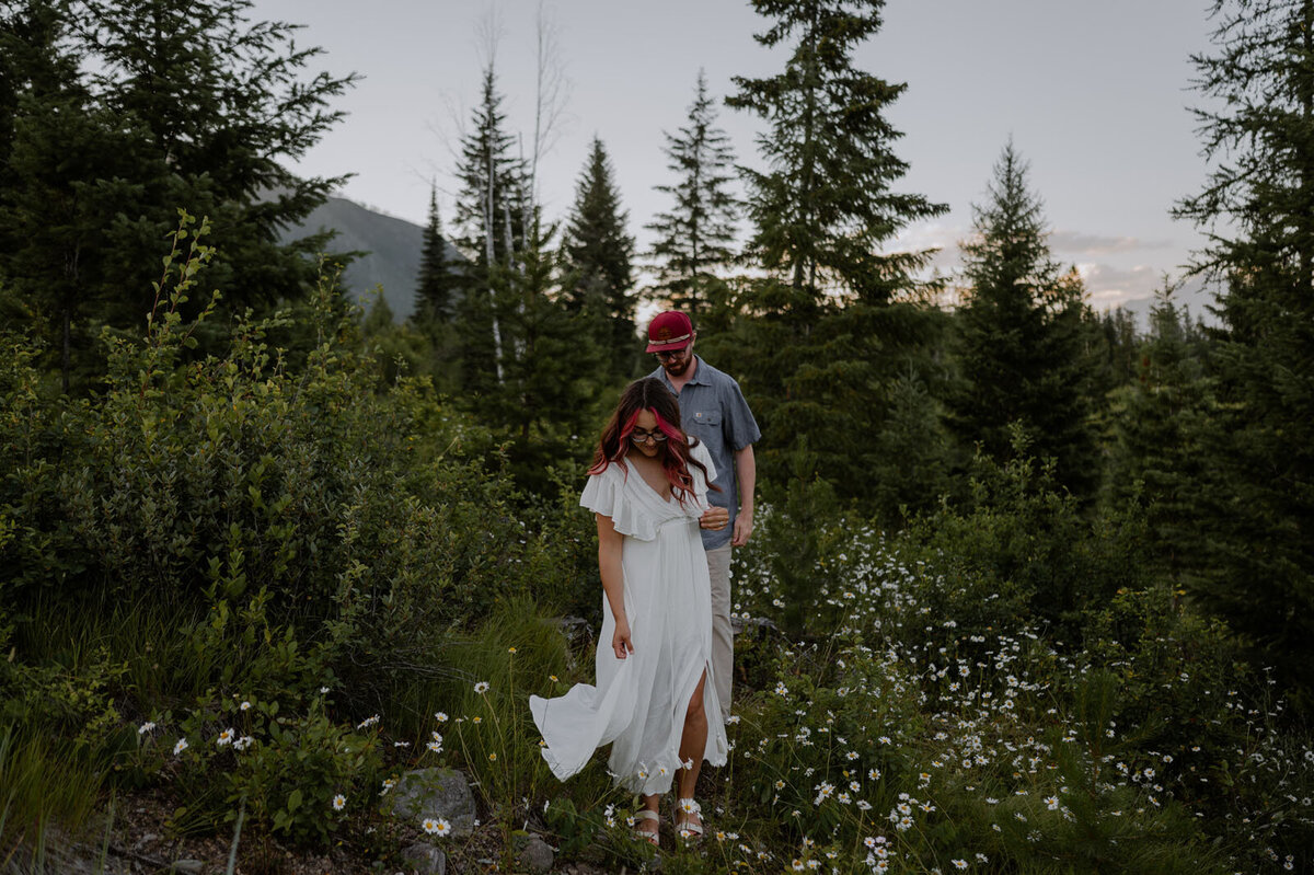 Montana Engagement Photographer - North Glacier Session - Karen Norian Photography-Meggan and CJ-2481