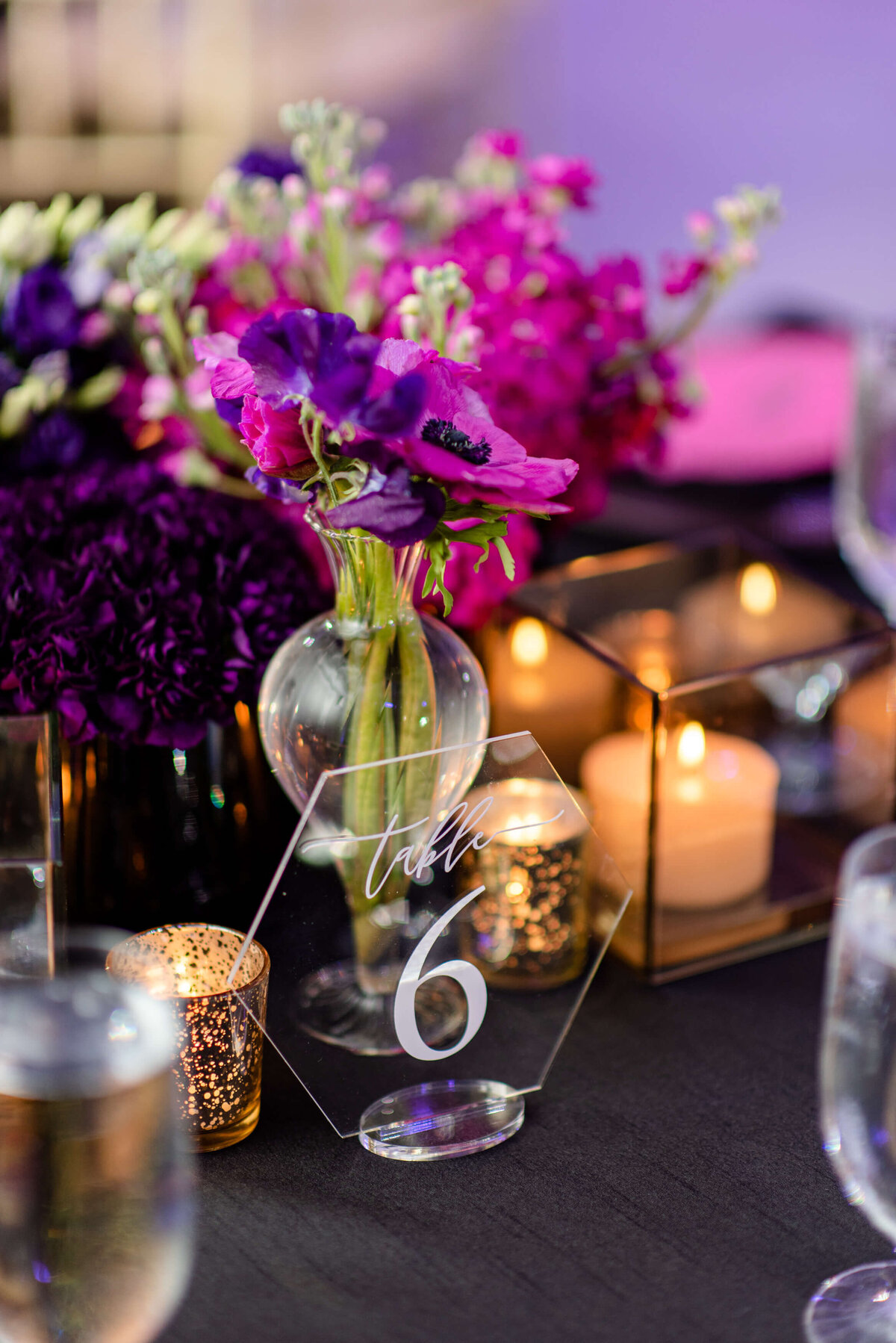 10_Pink Purple Reception Table