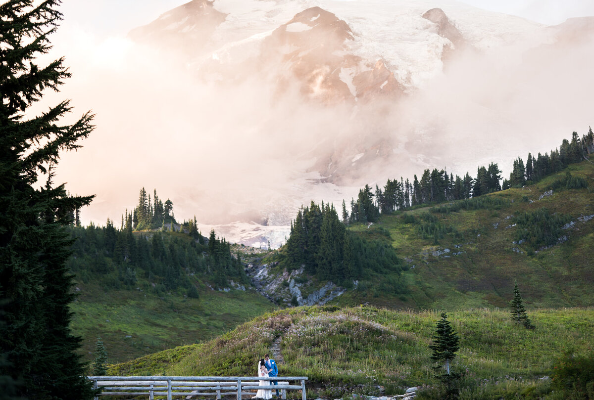 Mt Rainier National Park Elopement Photographer