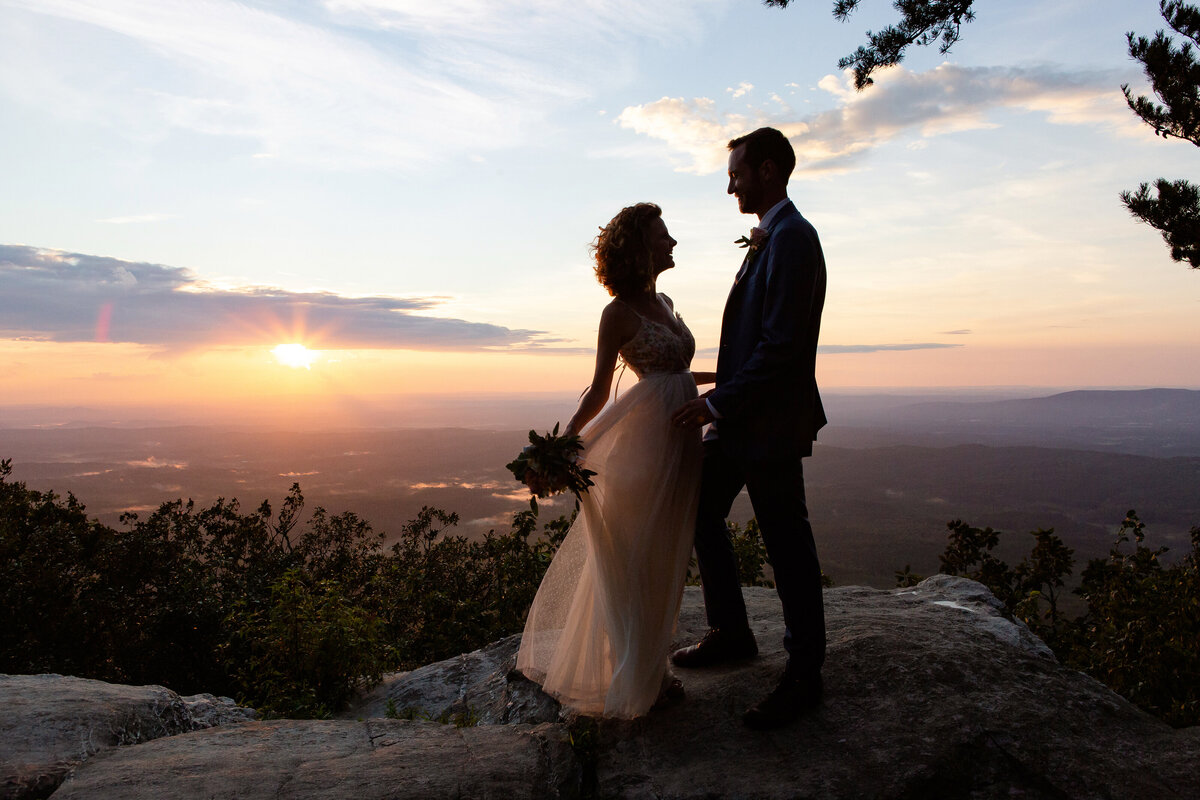 A dramatic 10 year anniversary renewal of vows on Cheaha Mountain in Delta, Alabama.