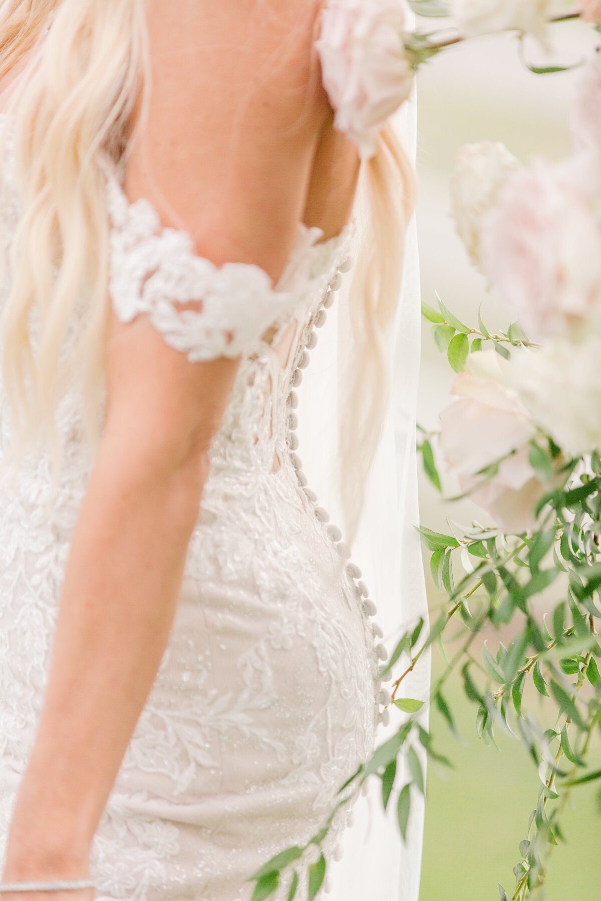 Details of Bridal Gown