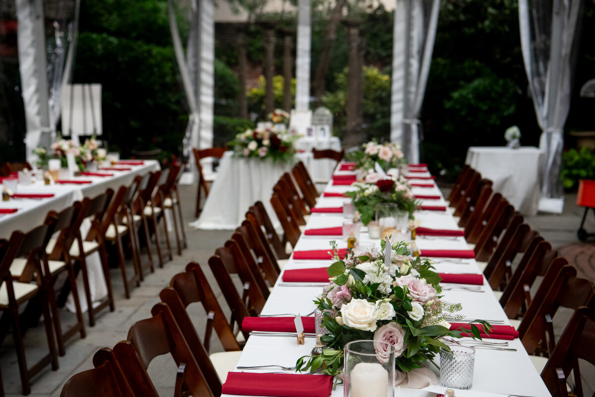 Morris House Wedding photography reception