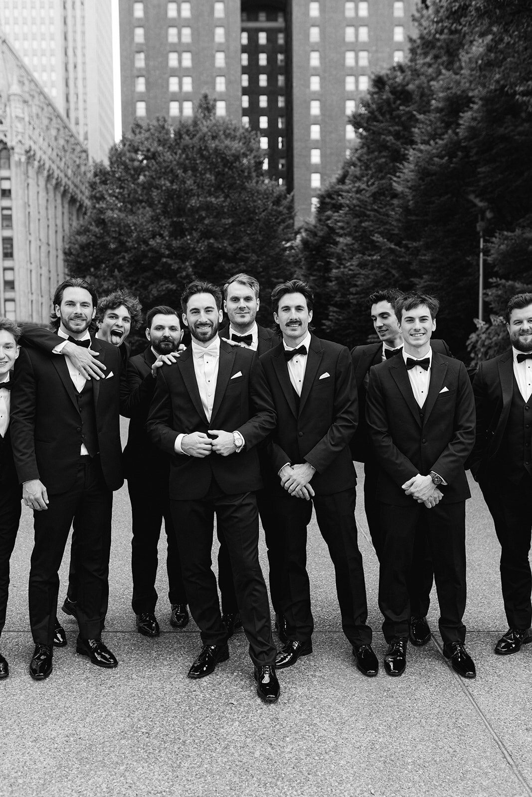 Romantic wedding reception at The Pennsylvanian, iconic Pittsburgh wedding venue