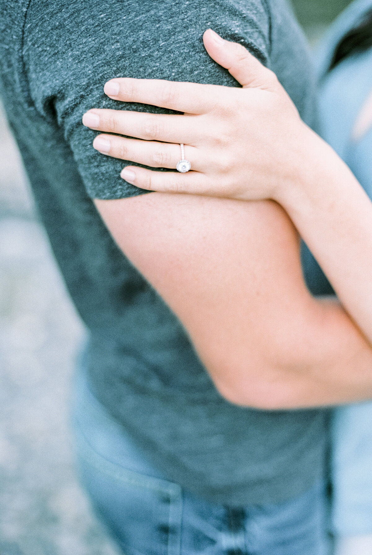 Ring shot at Sun Valley Engagement Session with the Best Sun Valley Wedding Photographers