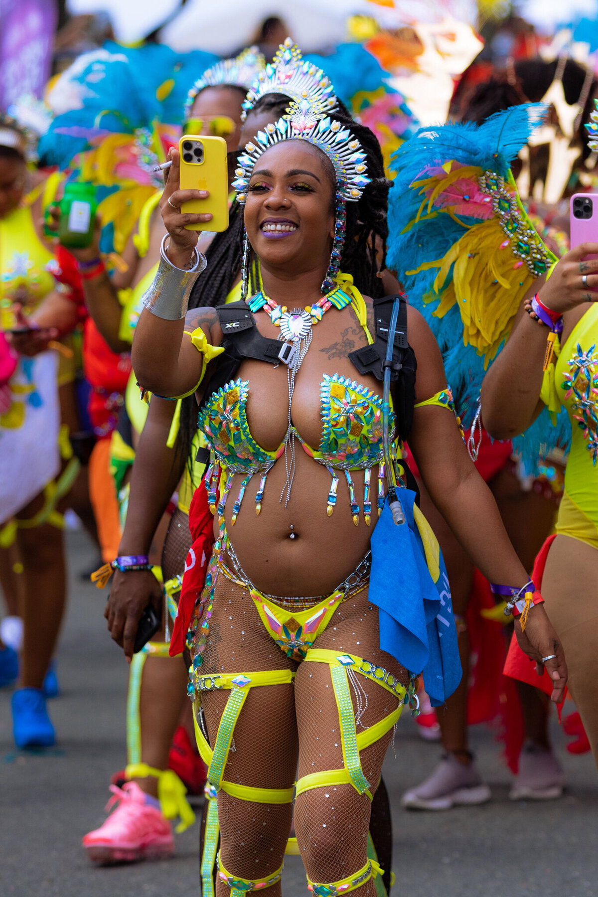 Photos of Masqueraders from Toronto Carnival 2023 - Sunlime Mas Band - Medium Band of The Year 2023-169