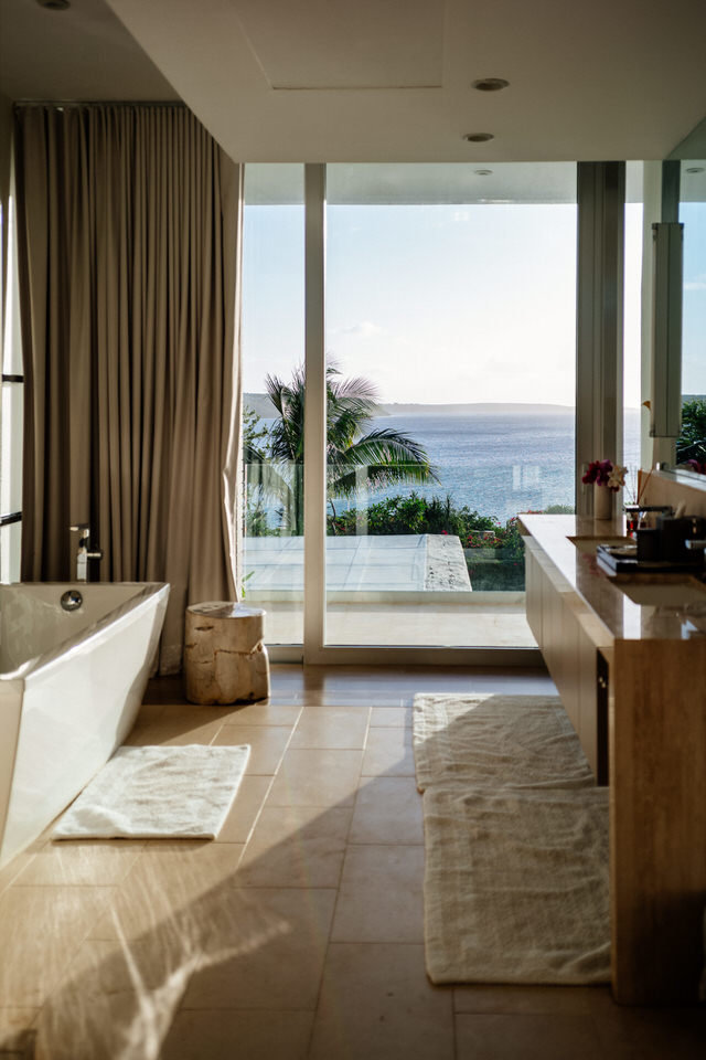 bathroom at ani private resort in anguilla