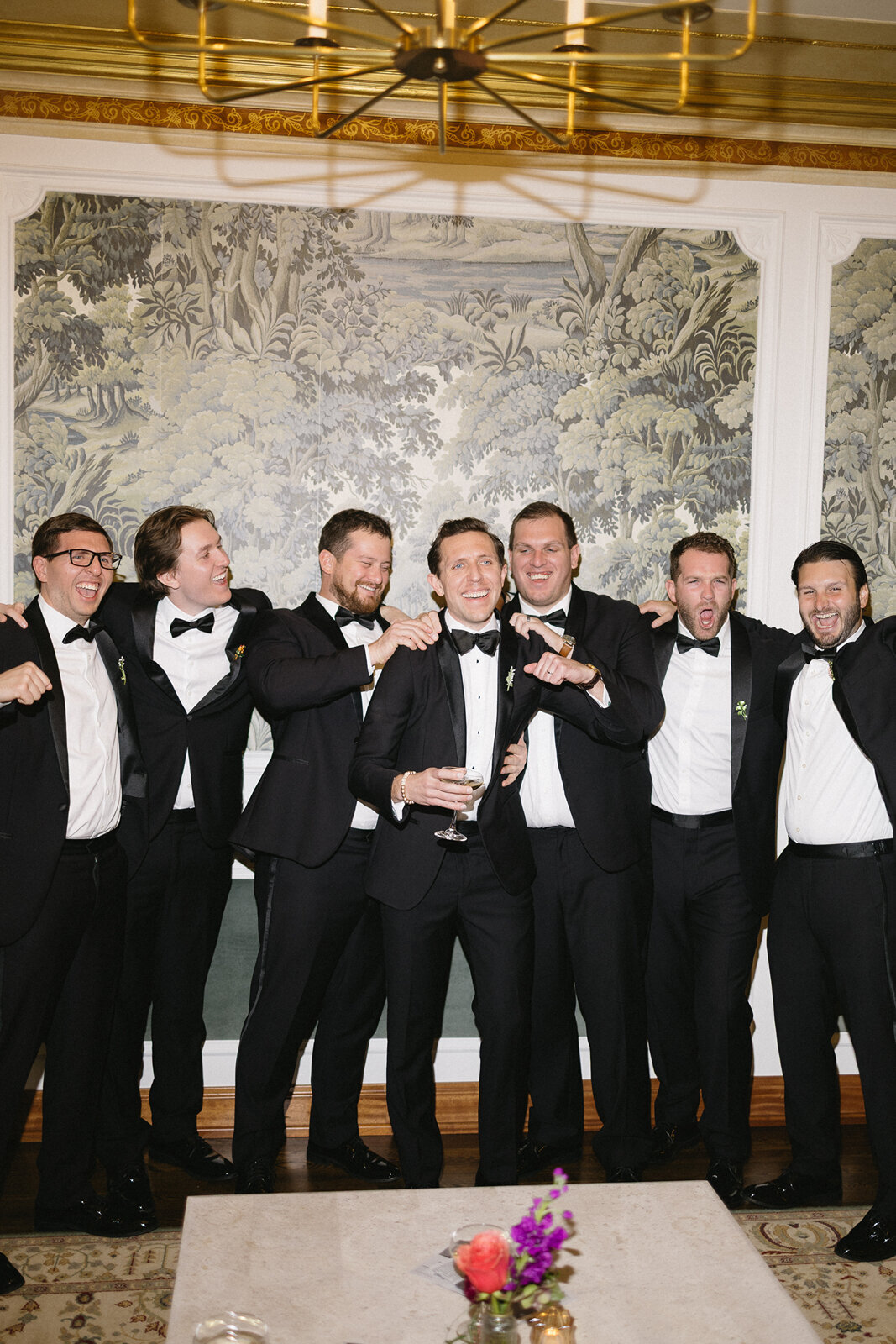 bridal-party-colony-club-detroit-wedding