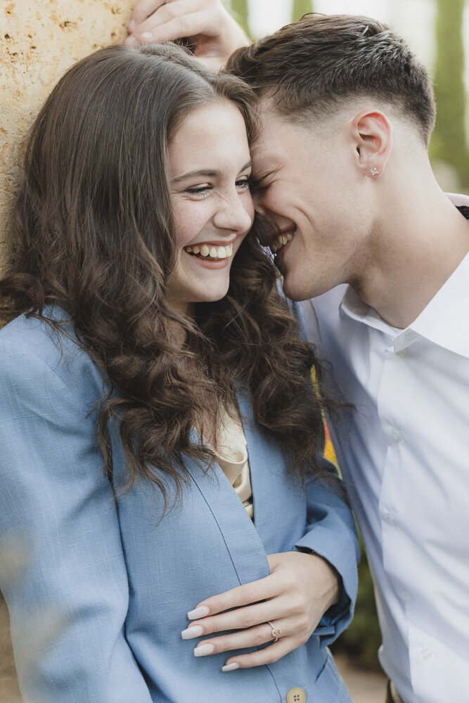 Lily & Skyler - Philbrook Museum of Art Engagement Session-50