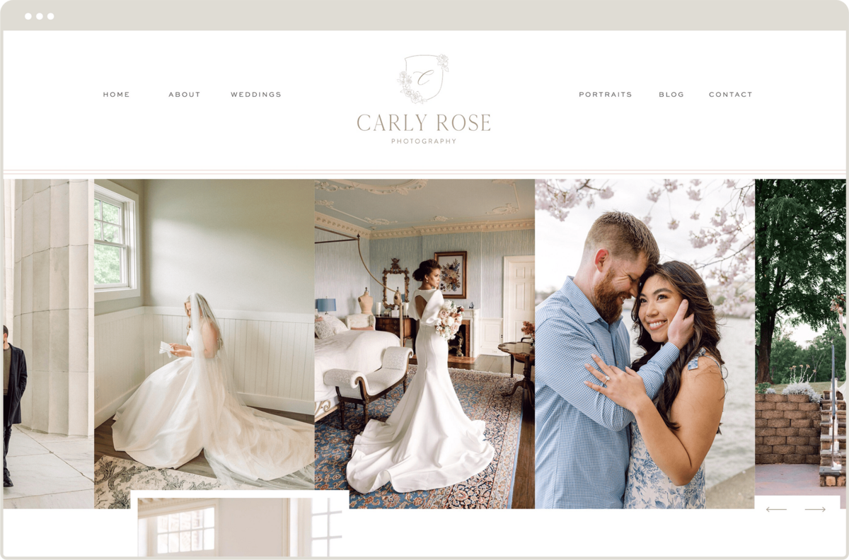 carly rose photography website