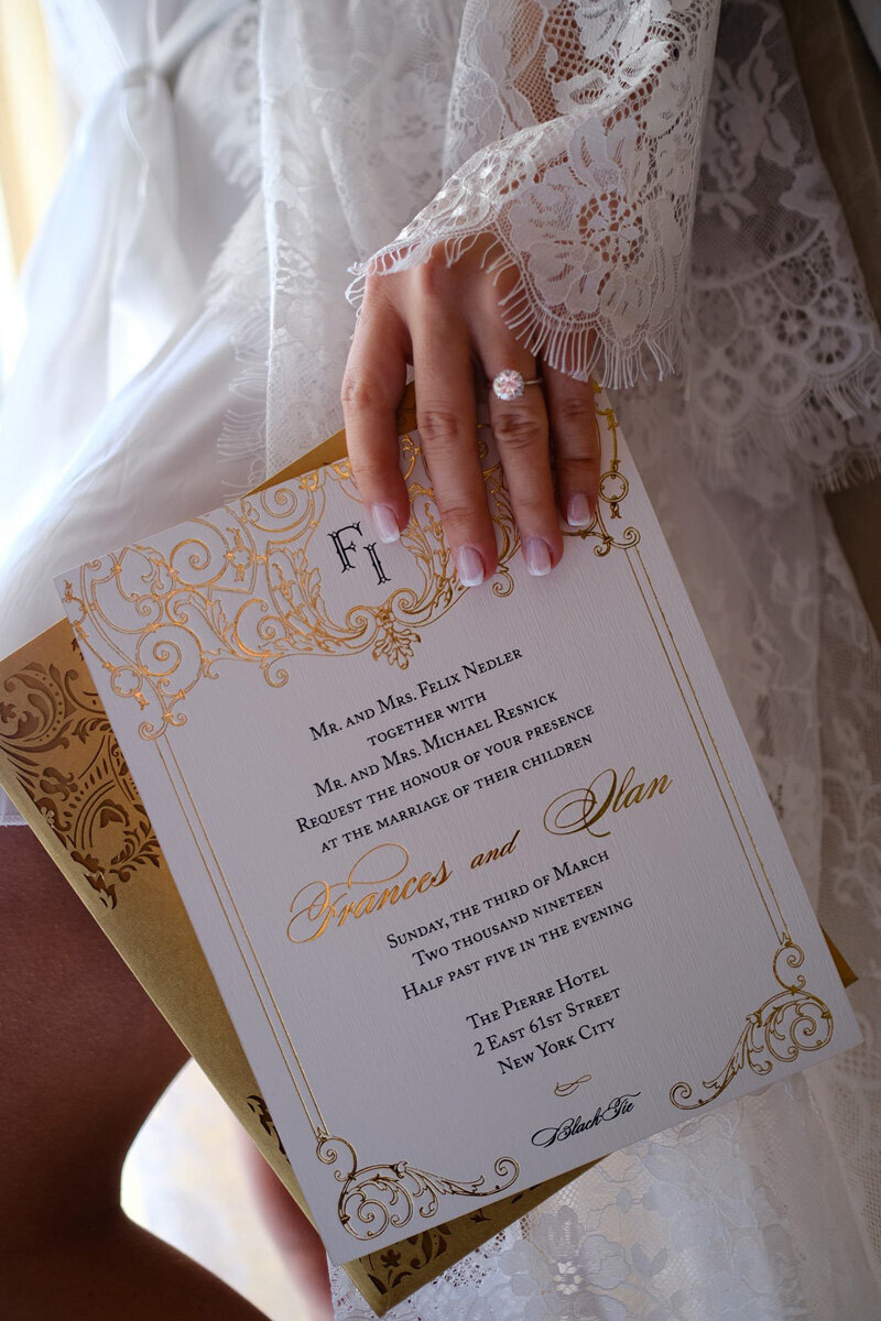 wedding stationery custom invitation suite plume and stone 43