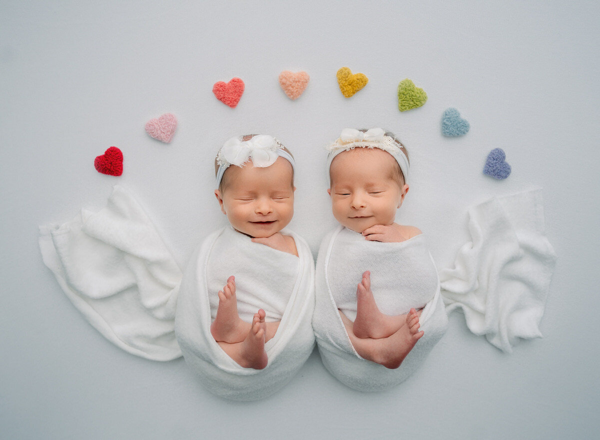 05 Charlotte newborn photography twins with wings