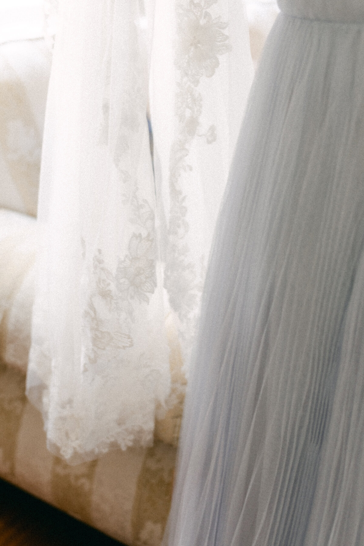 Details of the veil photographed by wedding photographer Hannika Gabrielsson.