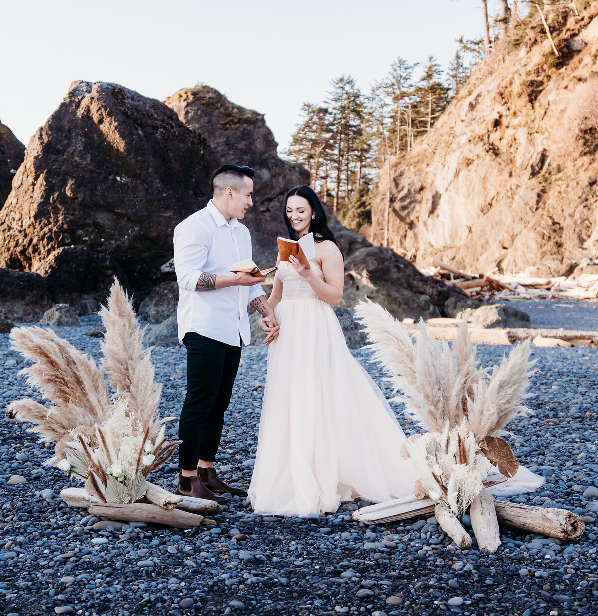Olympic National Park Ruby Beach Wedding and Elopement Photographer Washington State
