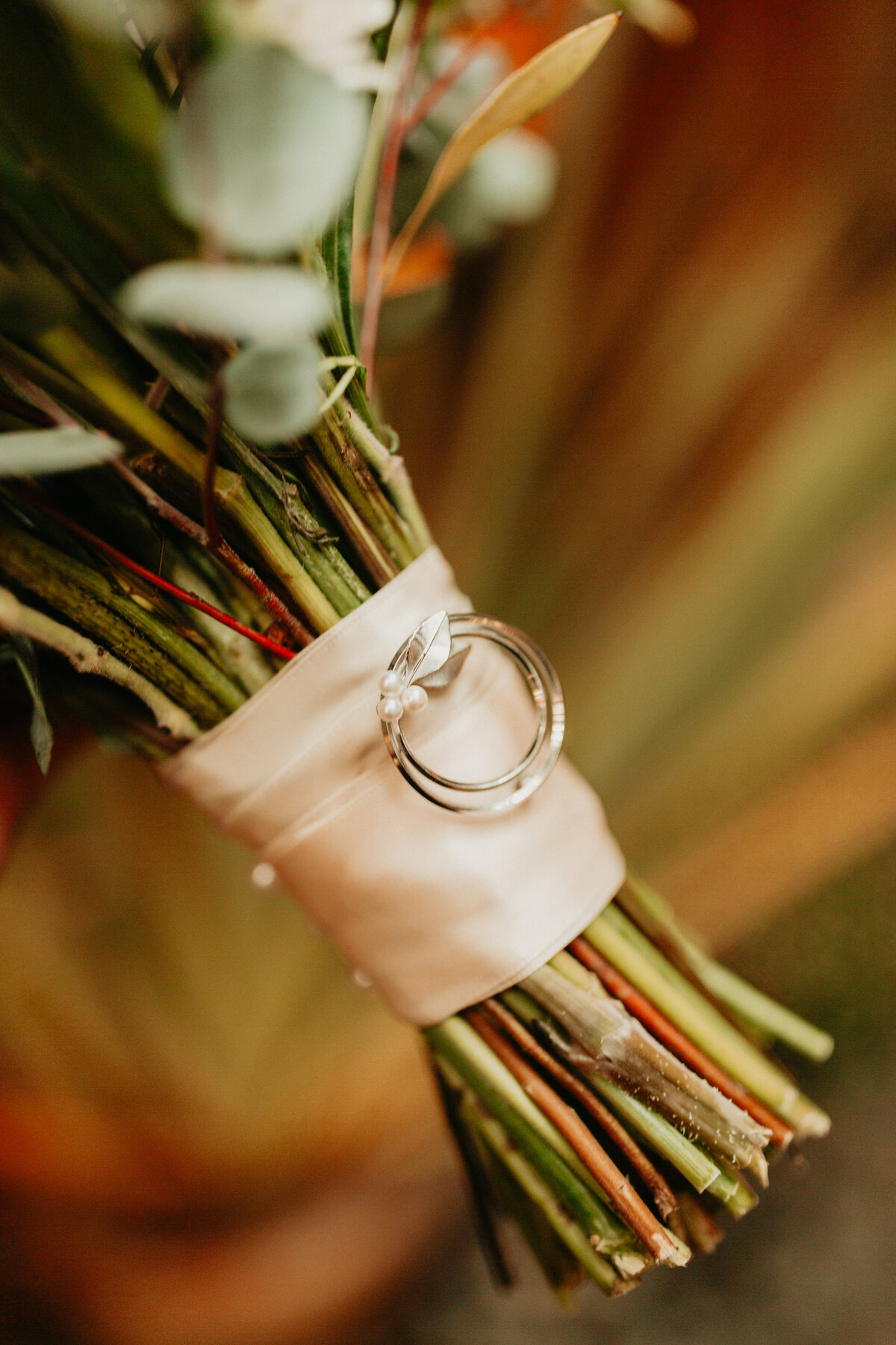 Ring in Bridal Bouquet