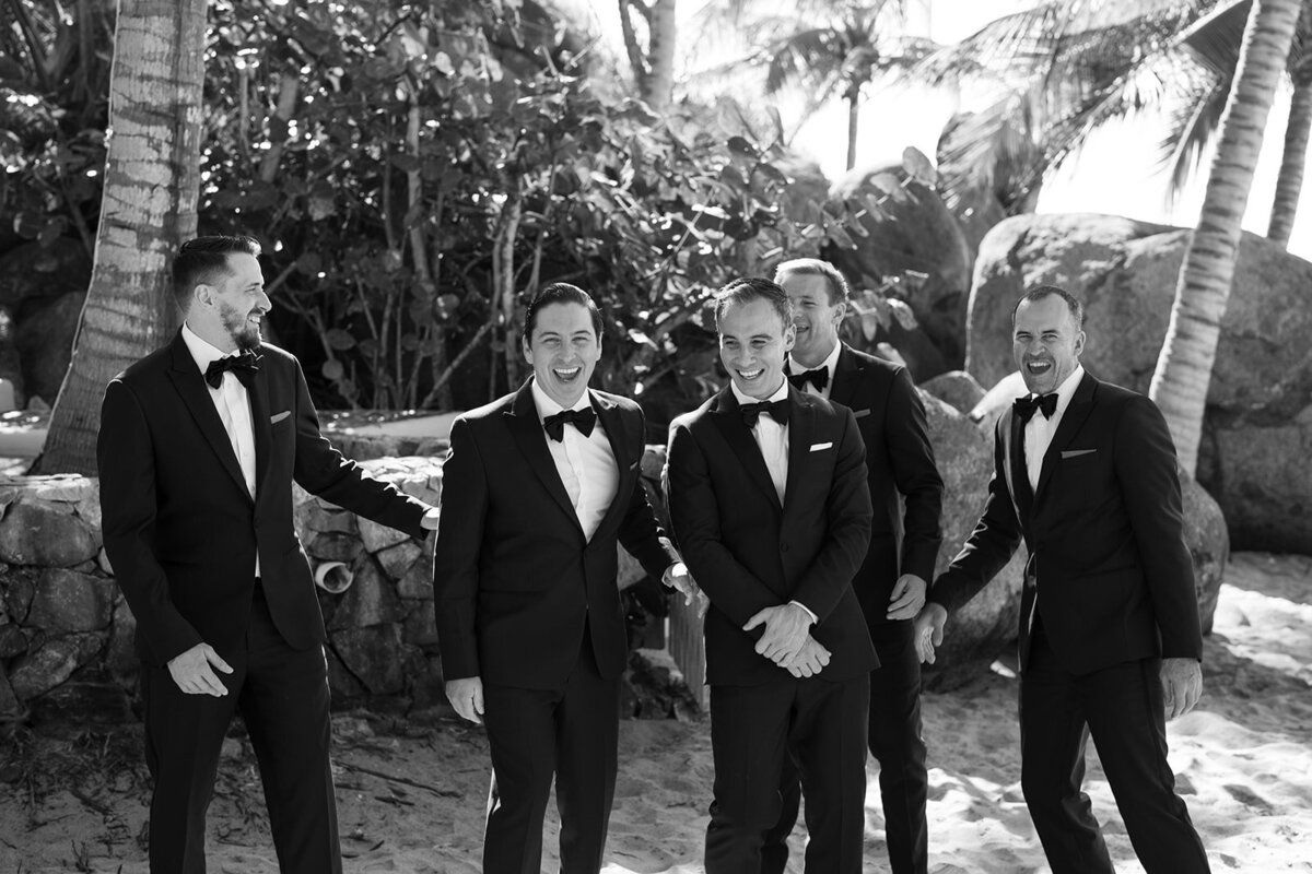 Groomsmen at One and Only Palmilla wedding