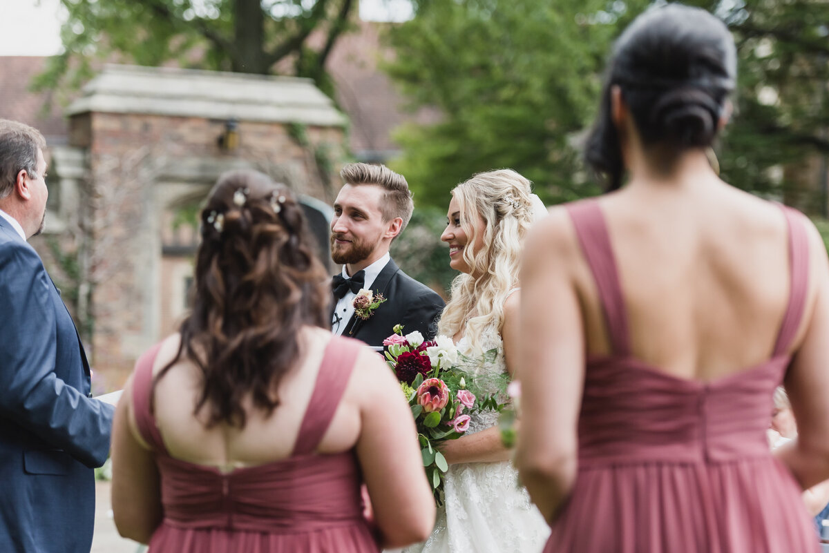 Meadow Brook Hall wedding at the historic mansion in Rochester, Michigan provided by Kari Dawson Photography