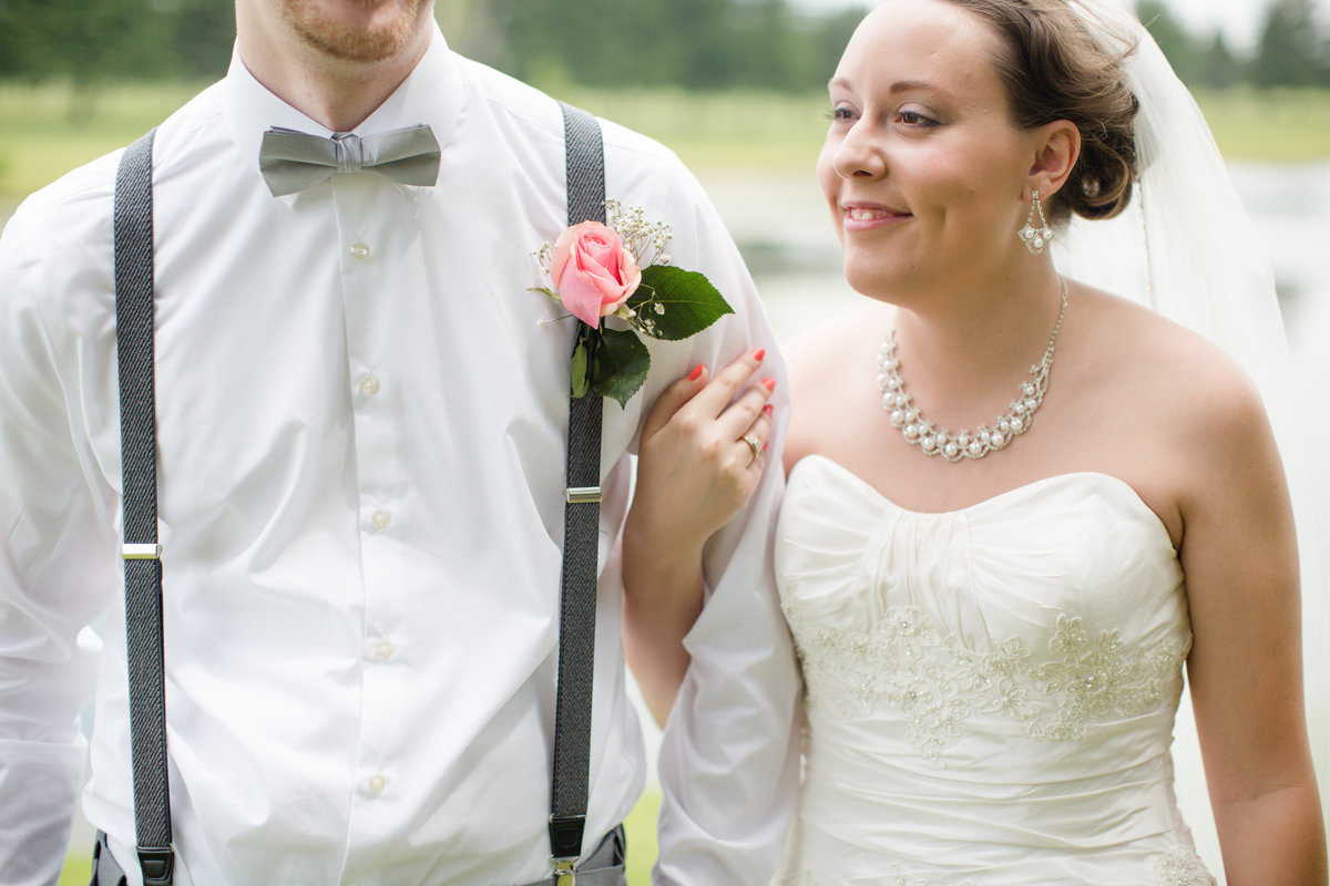 Neil and Jenna have a wedding in Knox Pa outdoors by a beautiful lake.