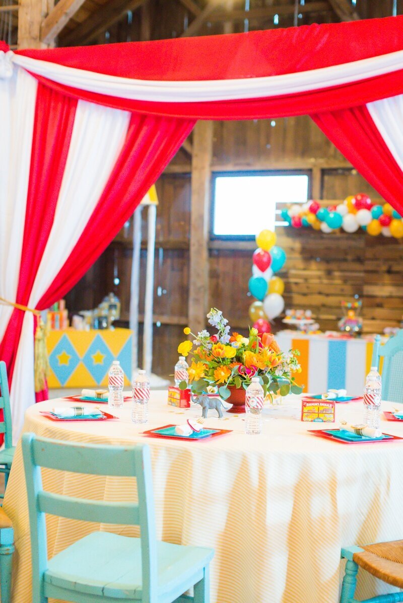 Circus Themed 1st Birthday Indianapolis Party Planner_0036