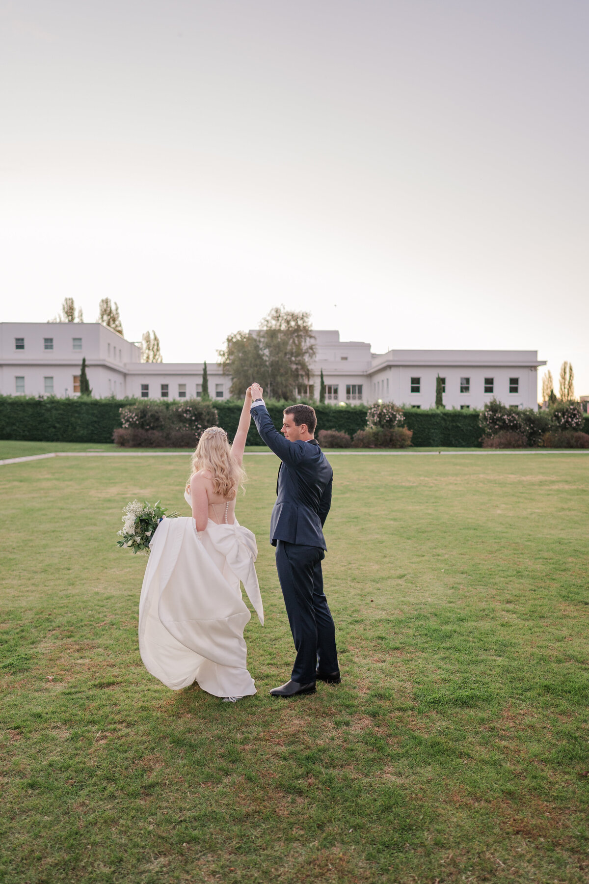 Iconic wedding at Old Parliament House