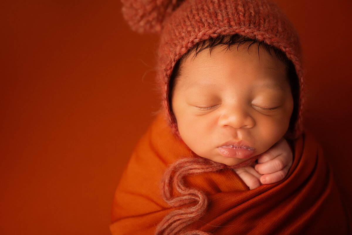 SSPD charlotte newborn photographer baby in rust (13)