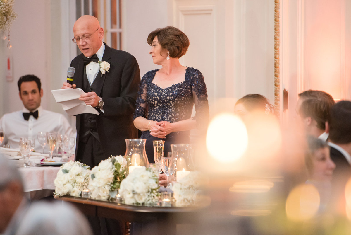 The Bourne Mansion wedding reception photos