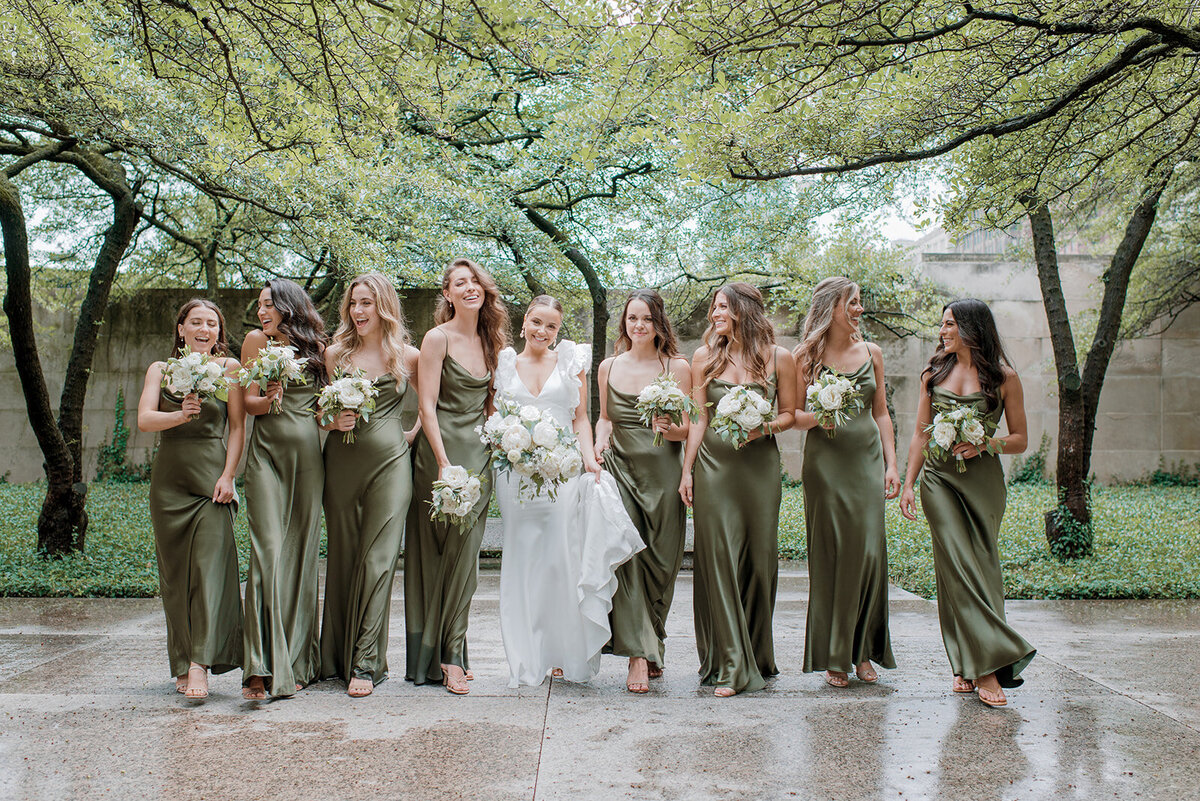 Chicago Illuminating Co. Tent Wedding with Lush Floral Arch_76