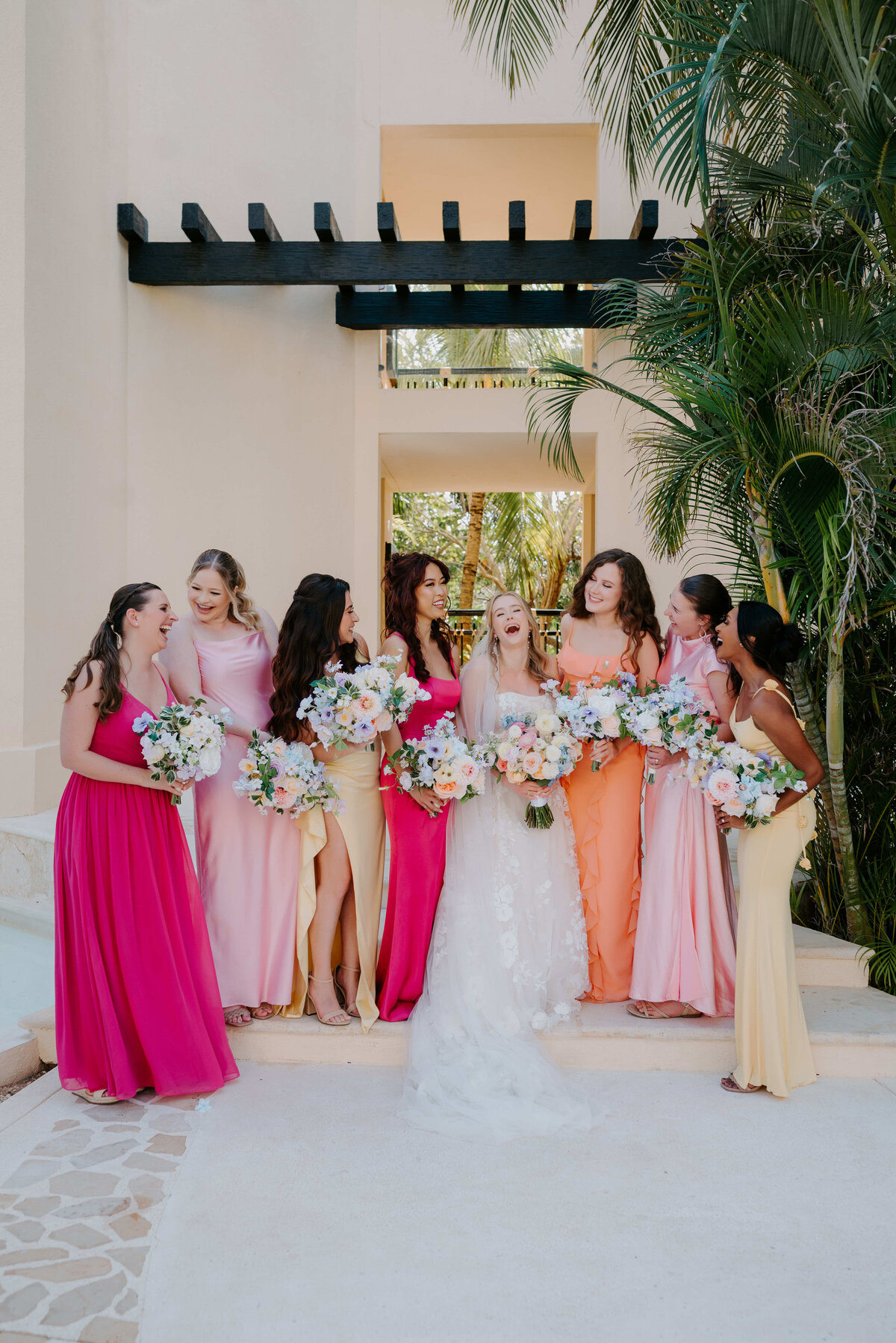 Dreams Riveria Maya Wedding - Bruich Wedding - WEDDING PARTY - Kyrsten Ashlay Photography-46