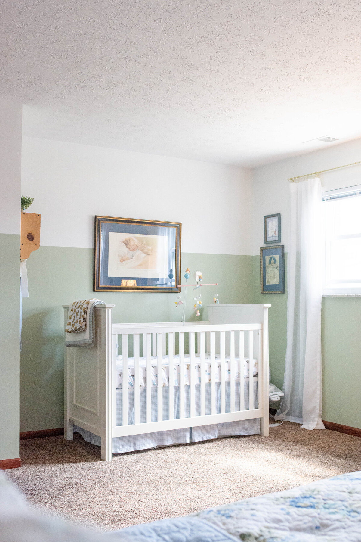 Green and Blue Boy Nursery Guest Room -24