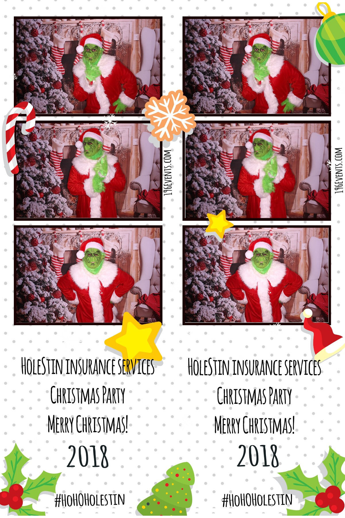 the grinch at christmas costume party