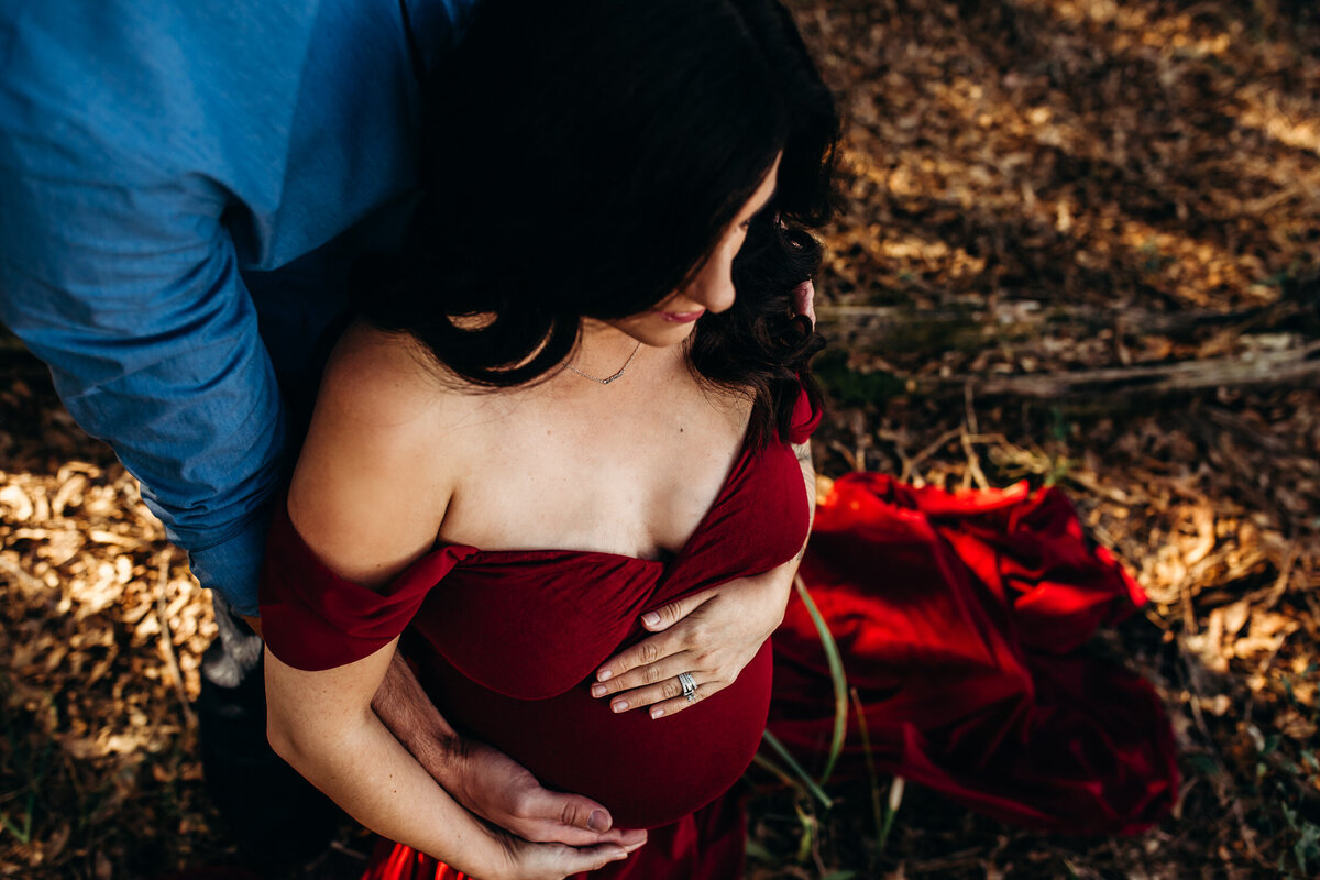 Jacksonville Florida Beach and Woods Maternity Session-3