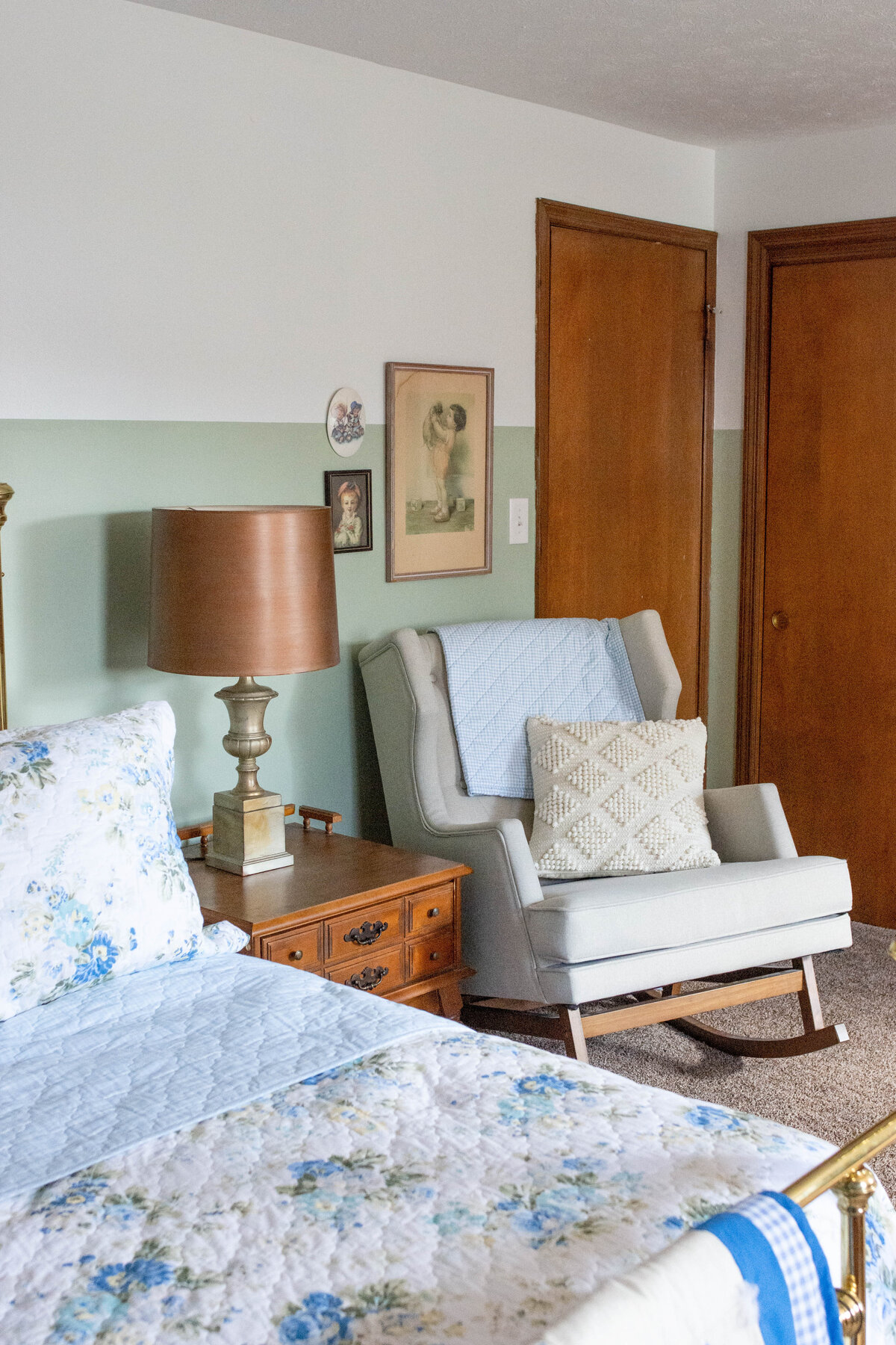 Green and Blue Boy Nursery Guest Room -22
