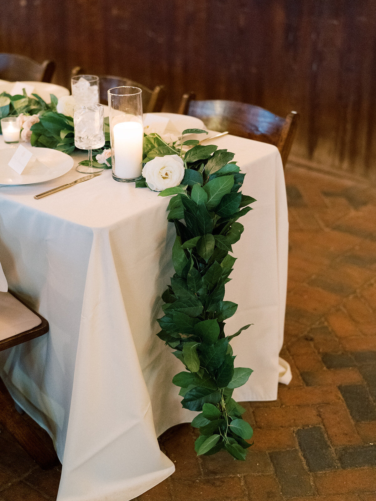 19 Reception Long Table Garland Nashville Wedding Planner 