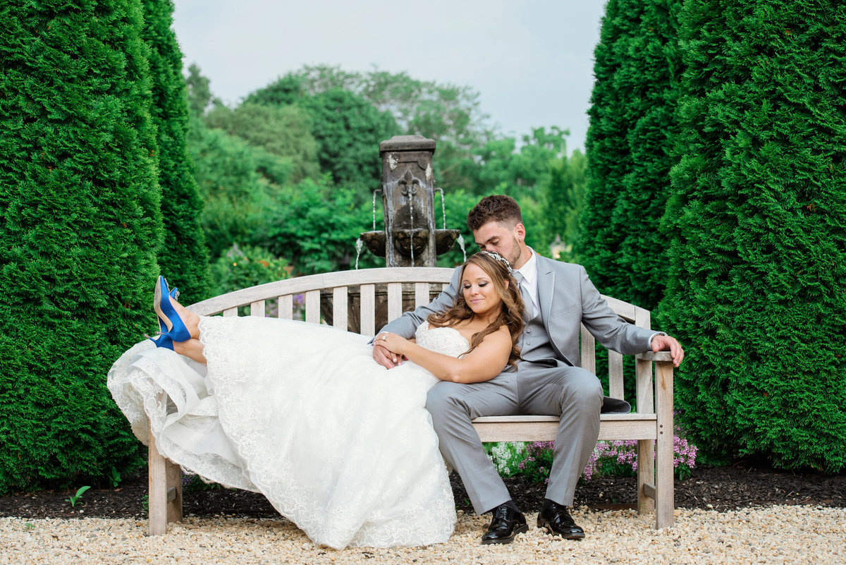 bride and groom photo at Larkfield Manor