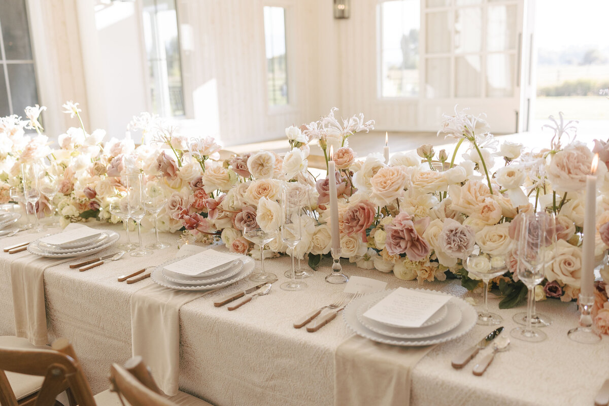 Wedding Reception Dinner Table