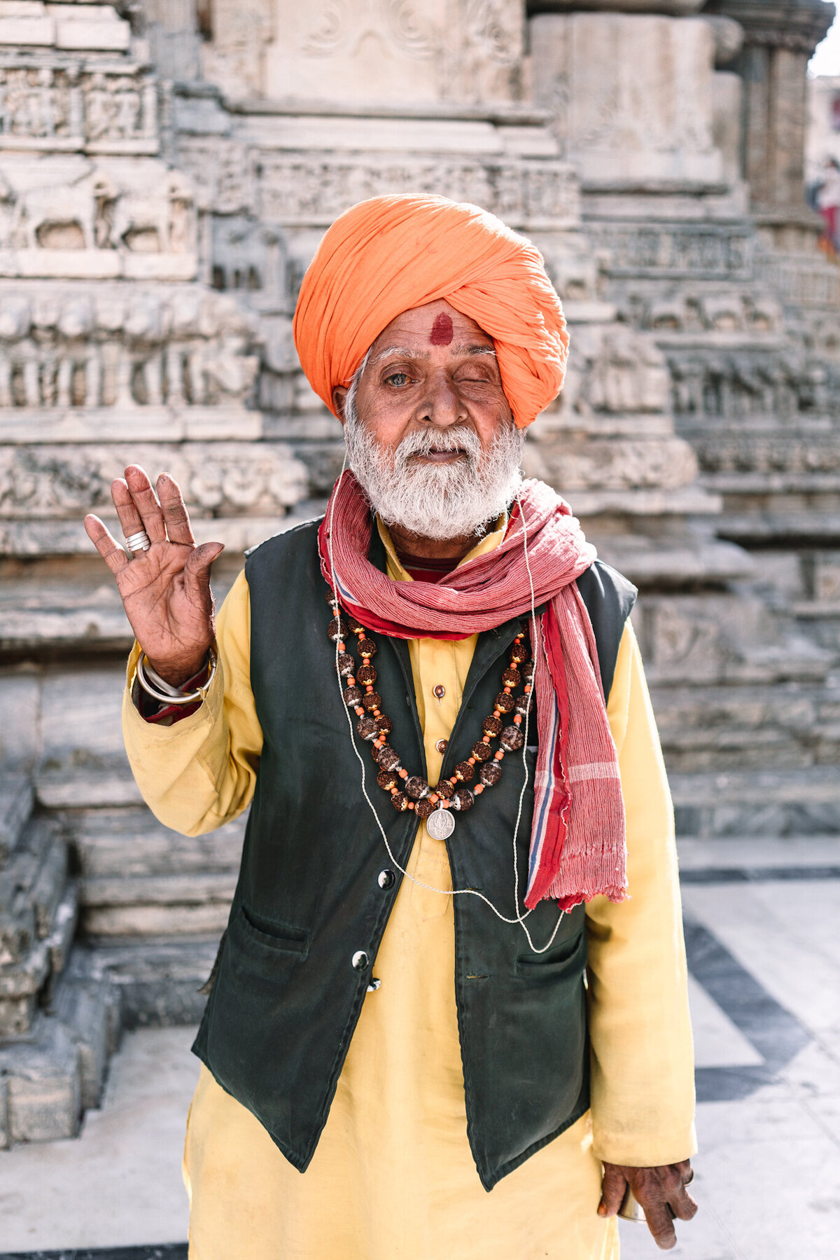 Temple Portrait, India