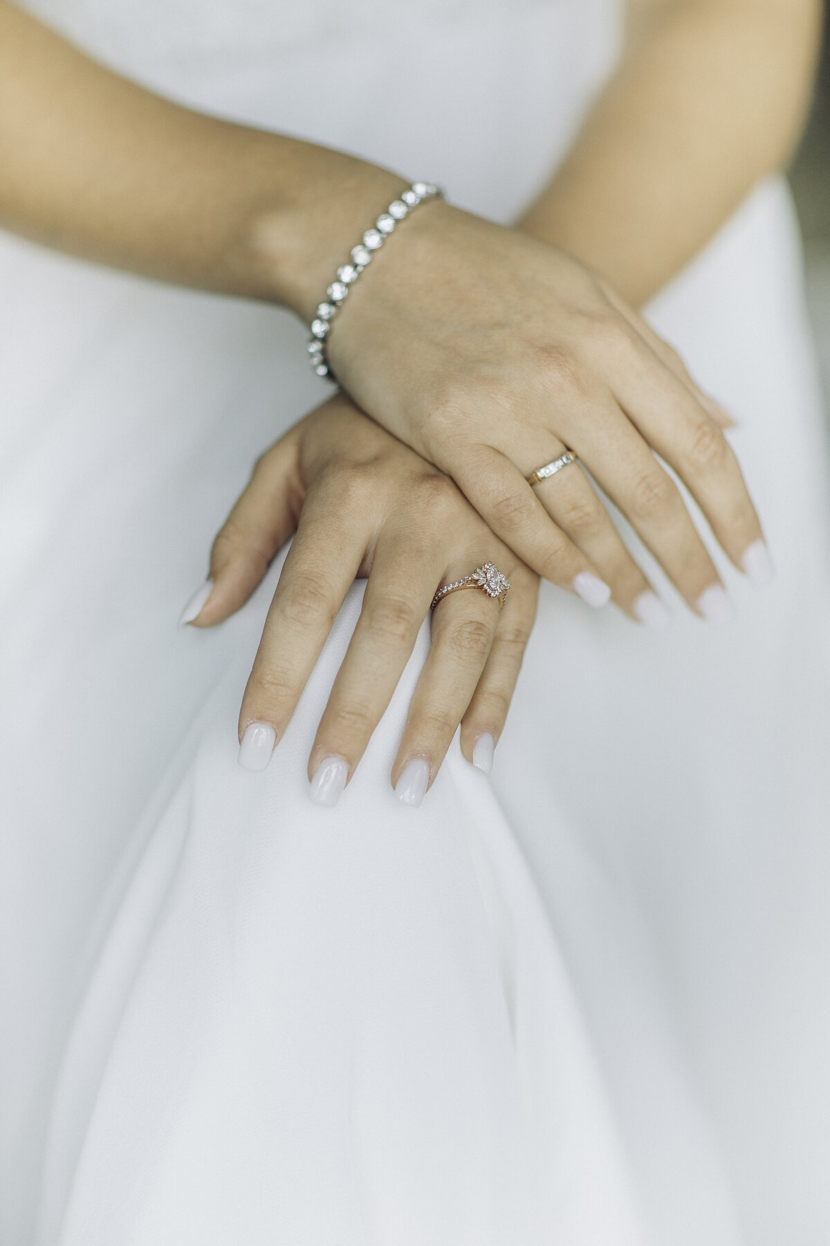 Wedding Photograph Of Woman Showing Her Ring Los Angeles