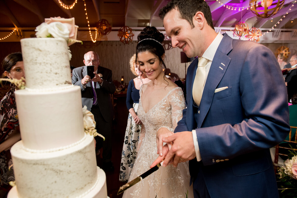 pomme wedding photography cake