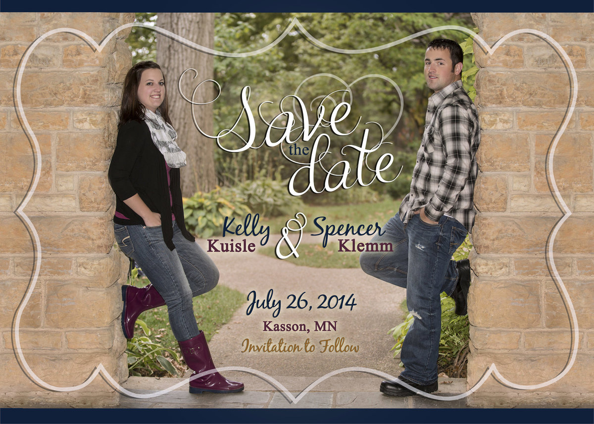 Save the date card 3