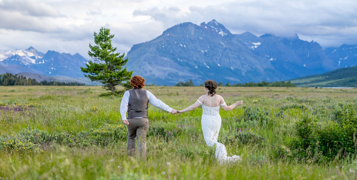 Glacier National Park Wedding summer  (35)