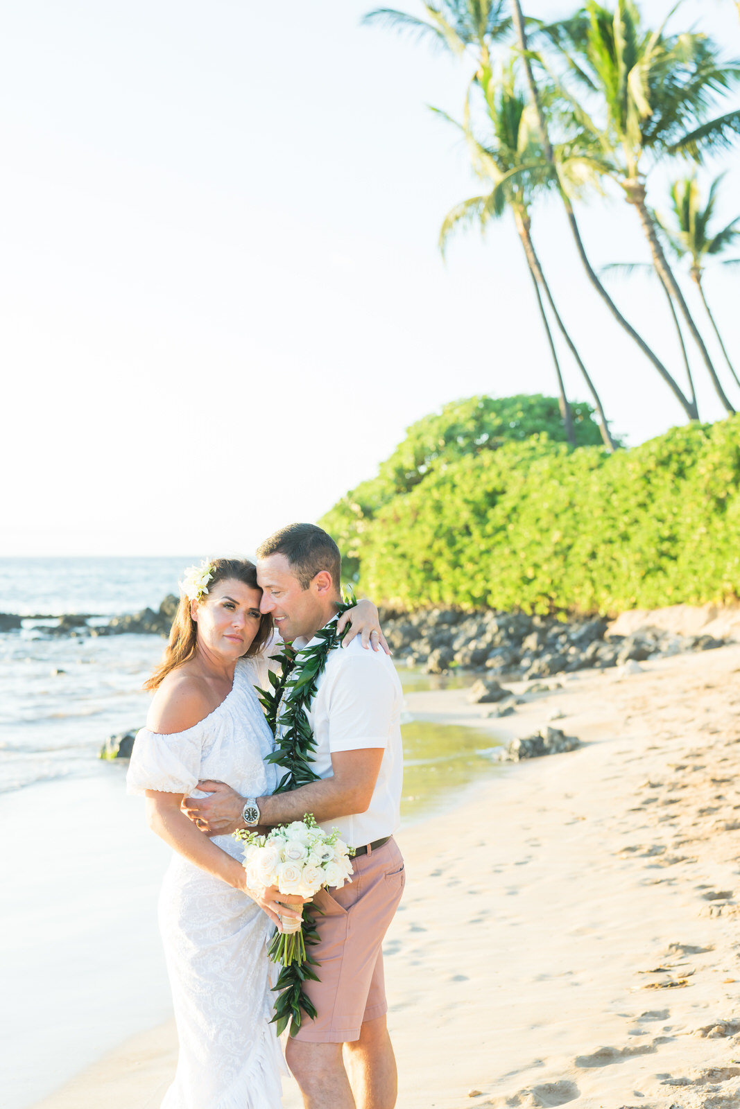 Maui vow renewal on the beach