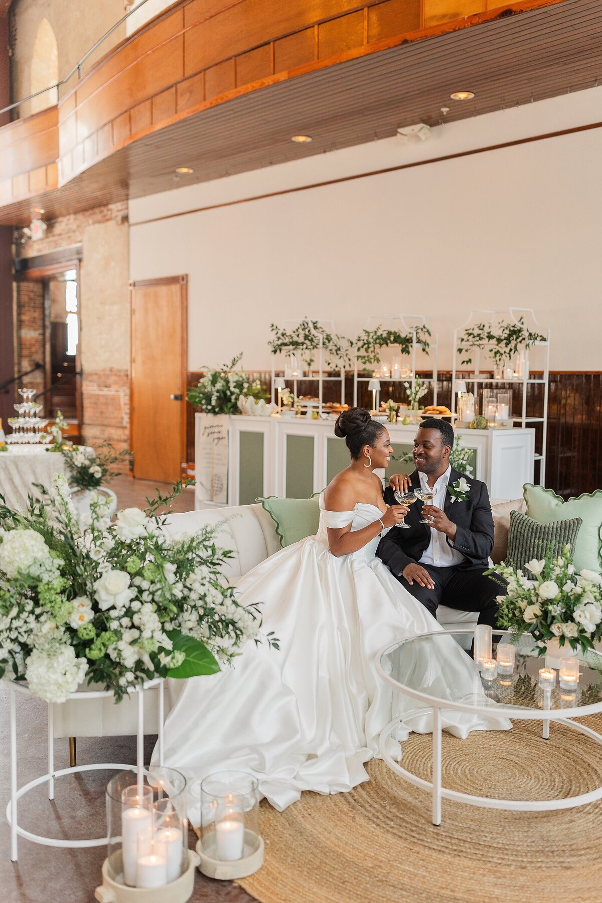 Italian Garden Party Wedding Brooklyn Arts Center Downtown Wilmington NC Brittanie Raquel Events_0007