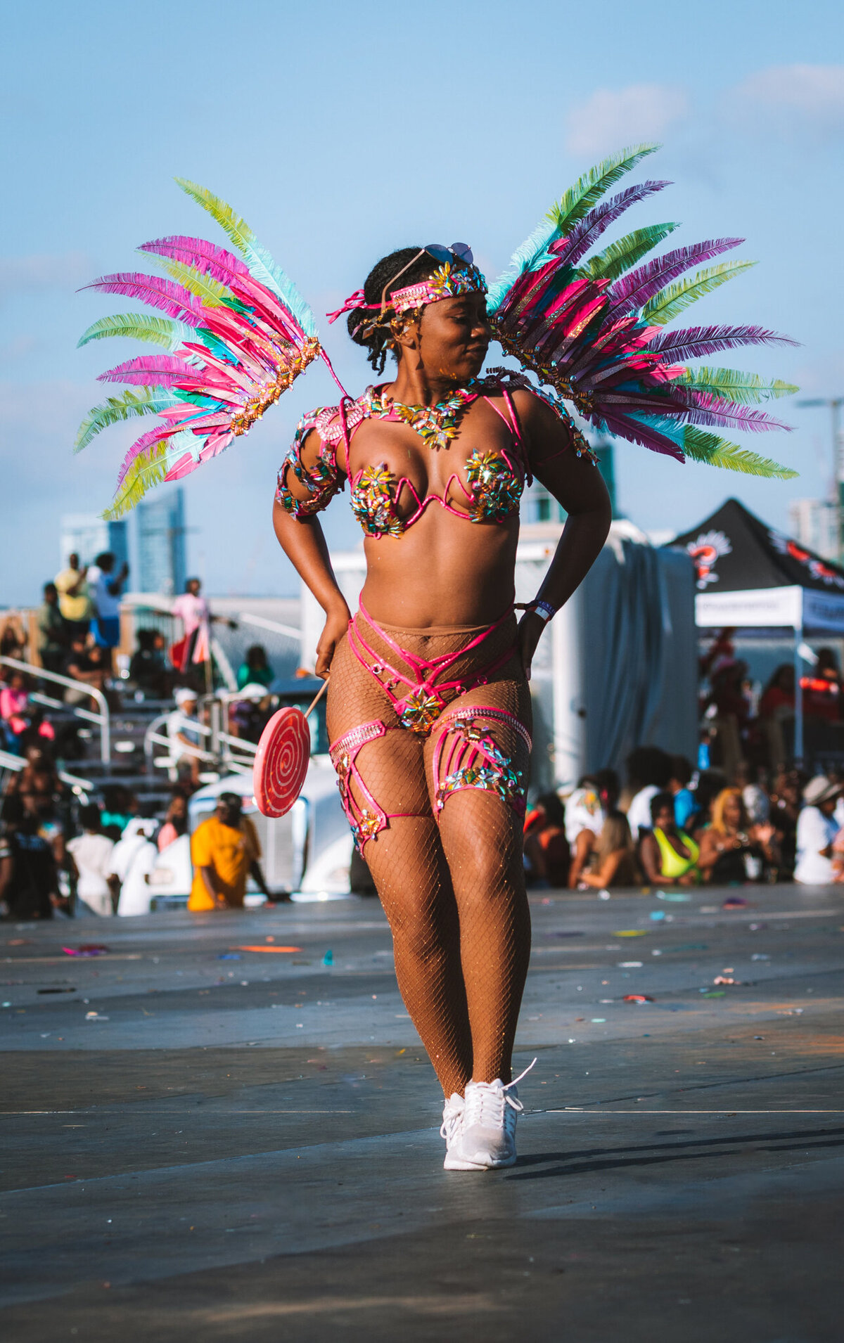 Photos of Masqueraders from Toronto Carnival 2023 - Sunlime Mas Band - Medium Band of The Year 2023-060