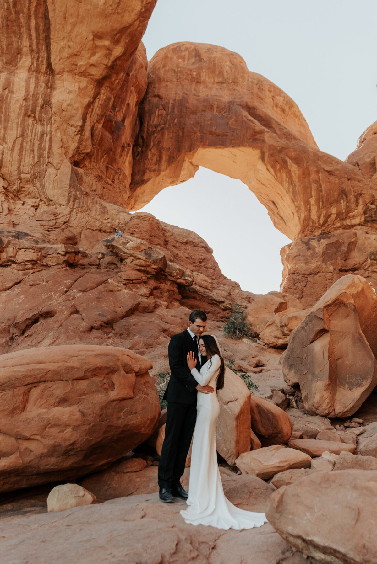 Couple Elopes In Arches national Park