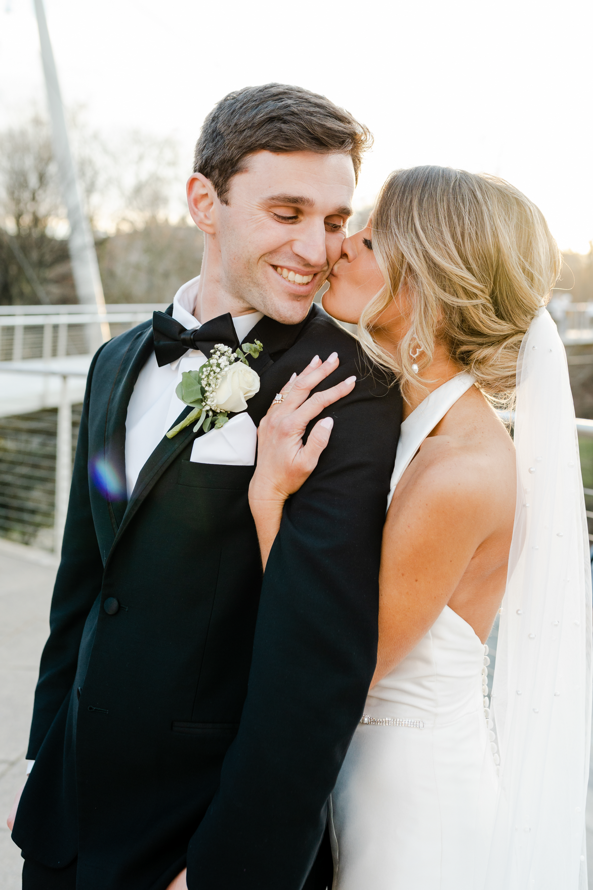 Downtown Greenville Couple Wedding